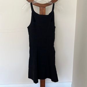 Olivaceous black skater stretch sleeveless dress size medium
